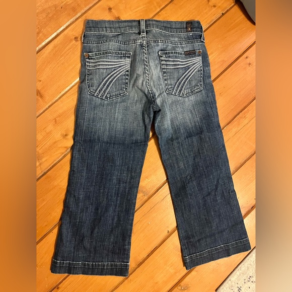 7 for All Mankind Dojo Crop Sz 25 - Picture 4 of 6